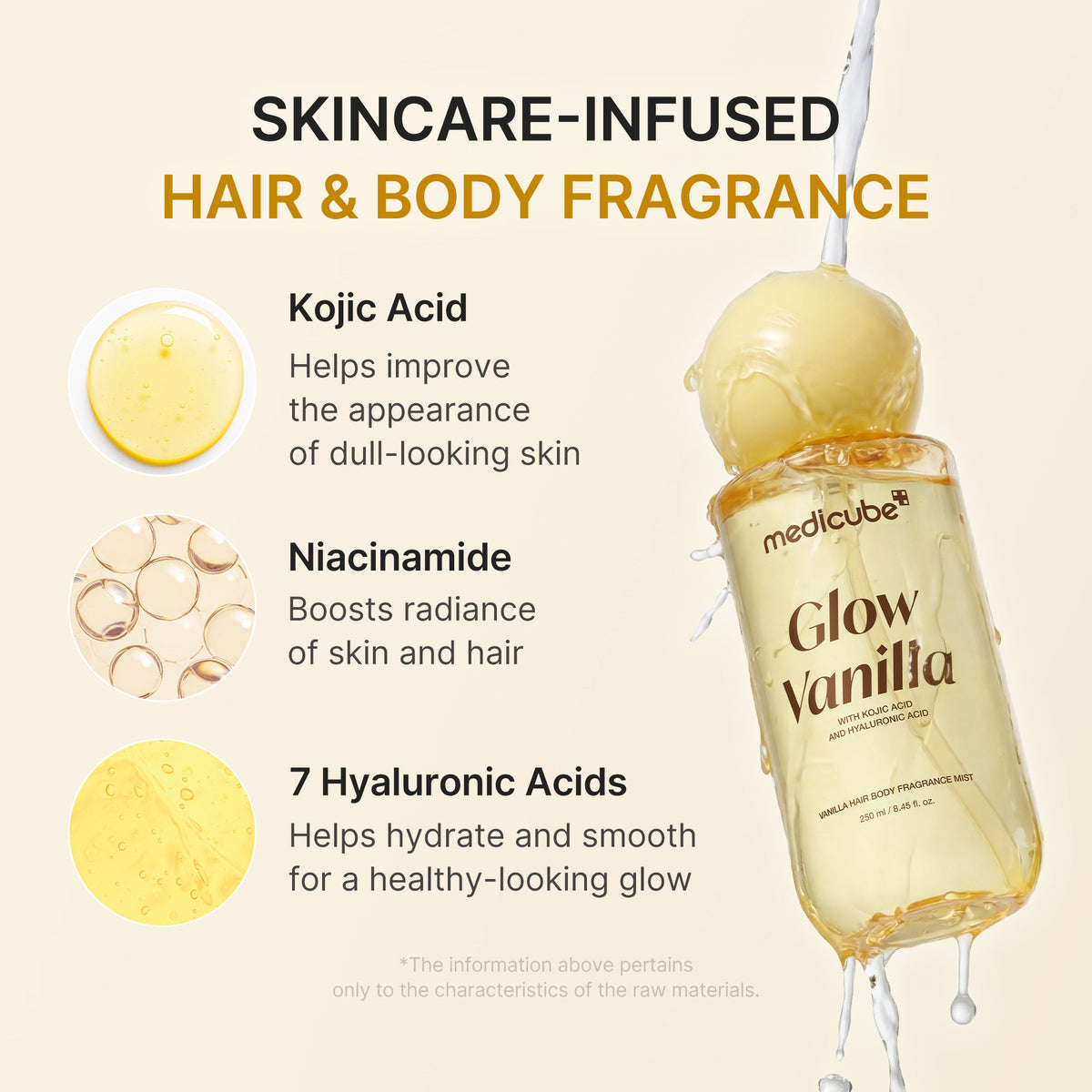 Glow Vanilla Hair & Body Fragrance Mist - Image 3