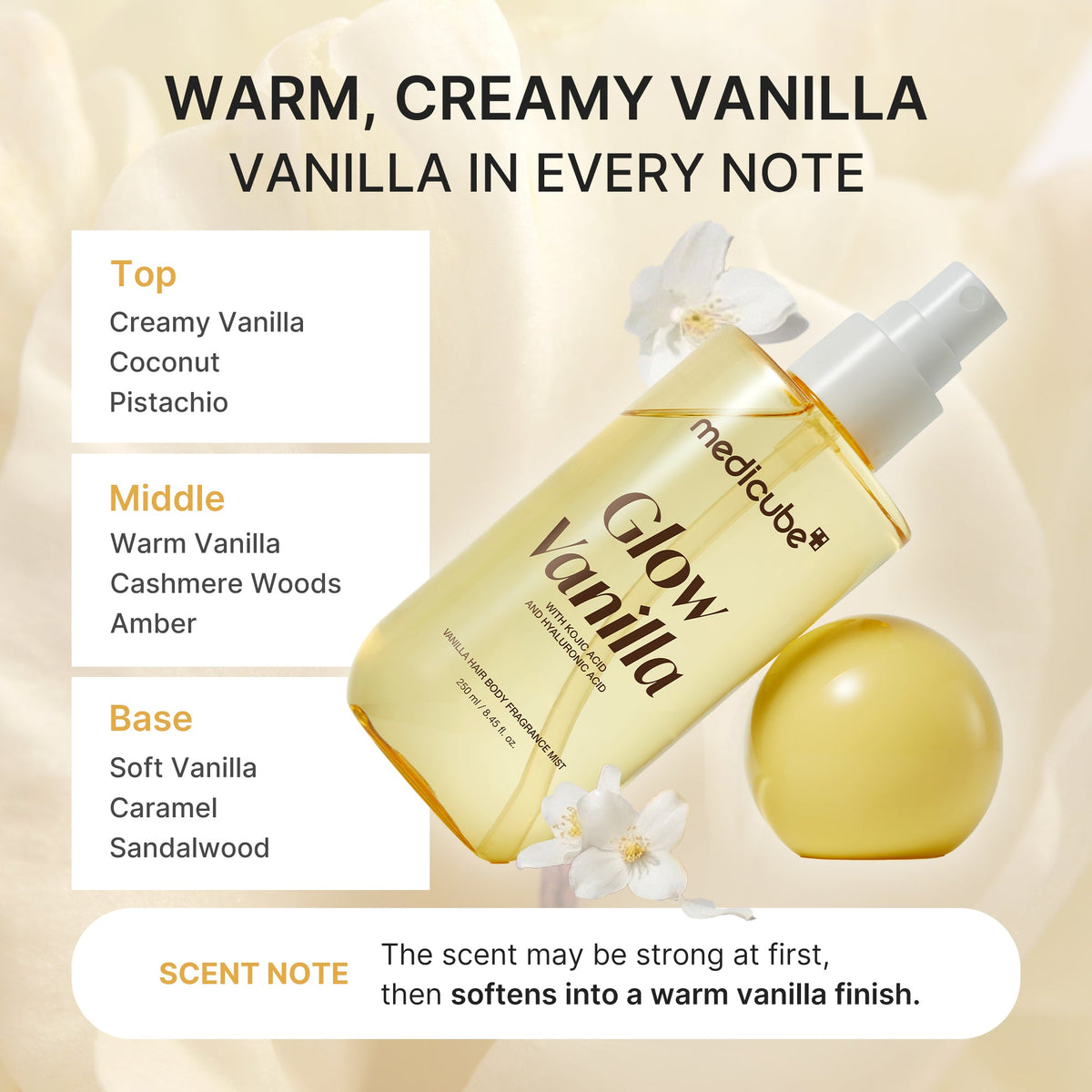 Glow Vanilla Hair & Body Fragrance Mist - Image 5