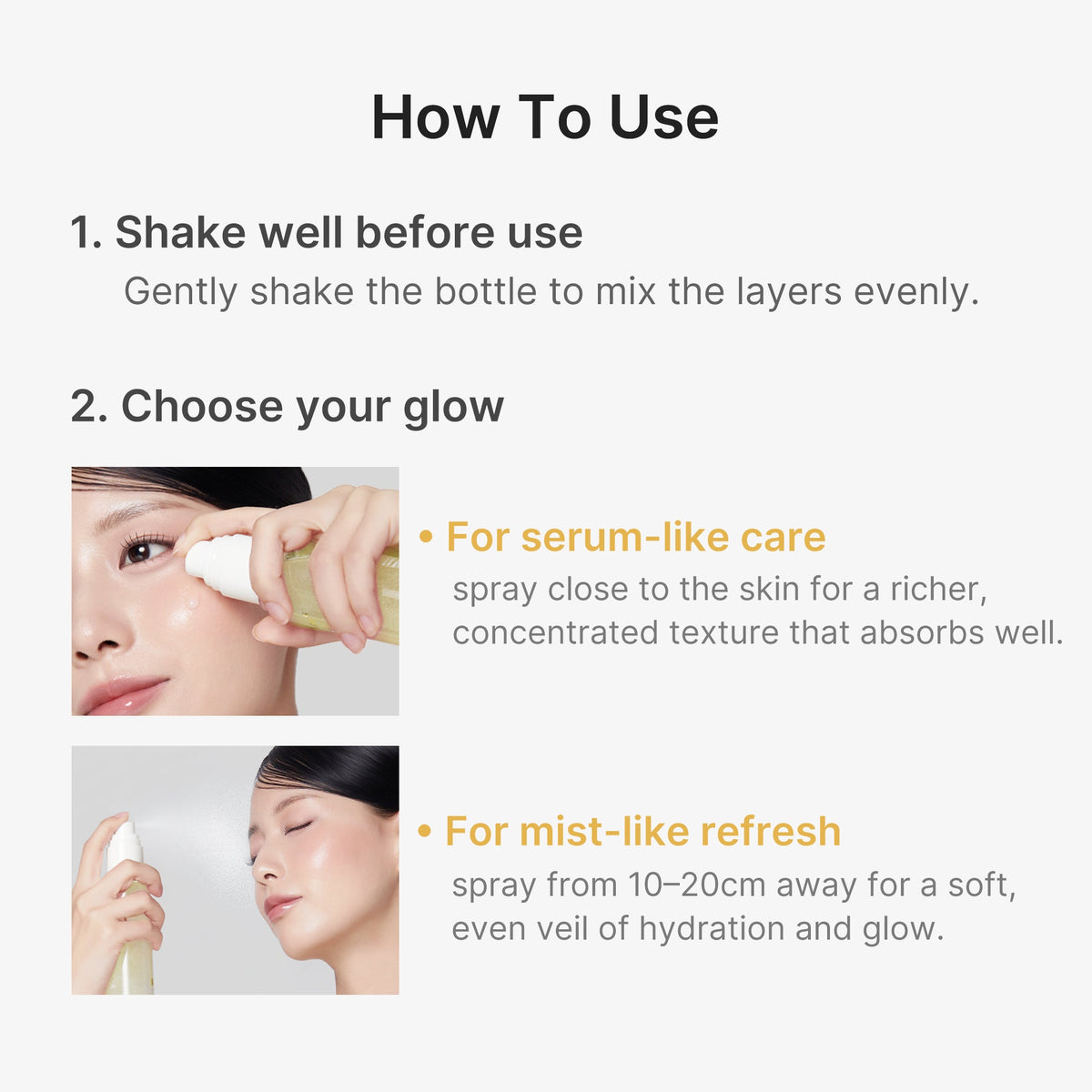 Kojic Acid Turmeric Vitamin Gold Jelly Mist Serum - immagine 6