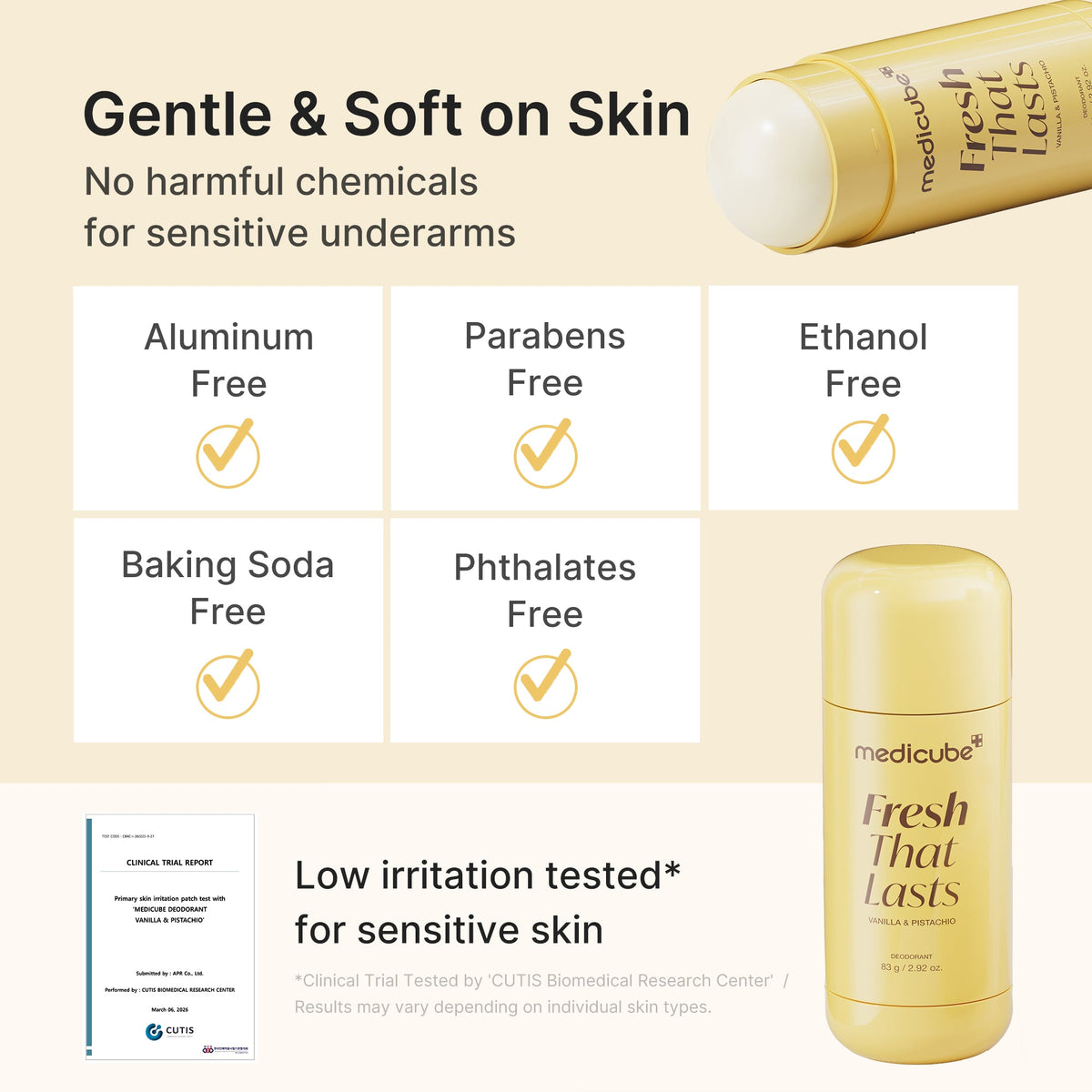 Kojic Acid Brightening Deodorant (Vanilla & Pistachio) - Image 7