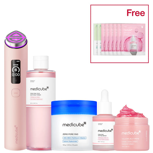 No. 1 Best Glass Glow Set Pink - Product Image