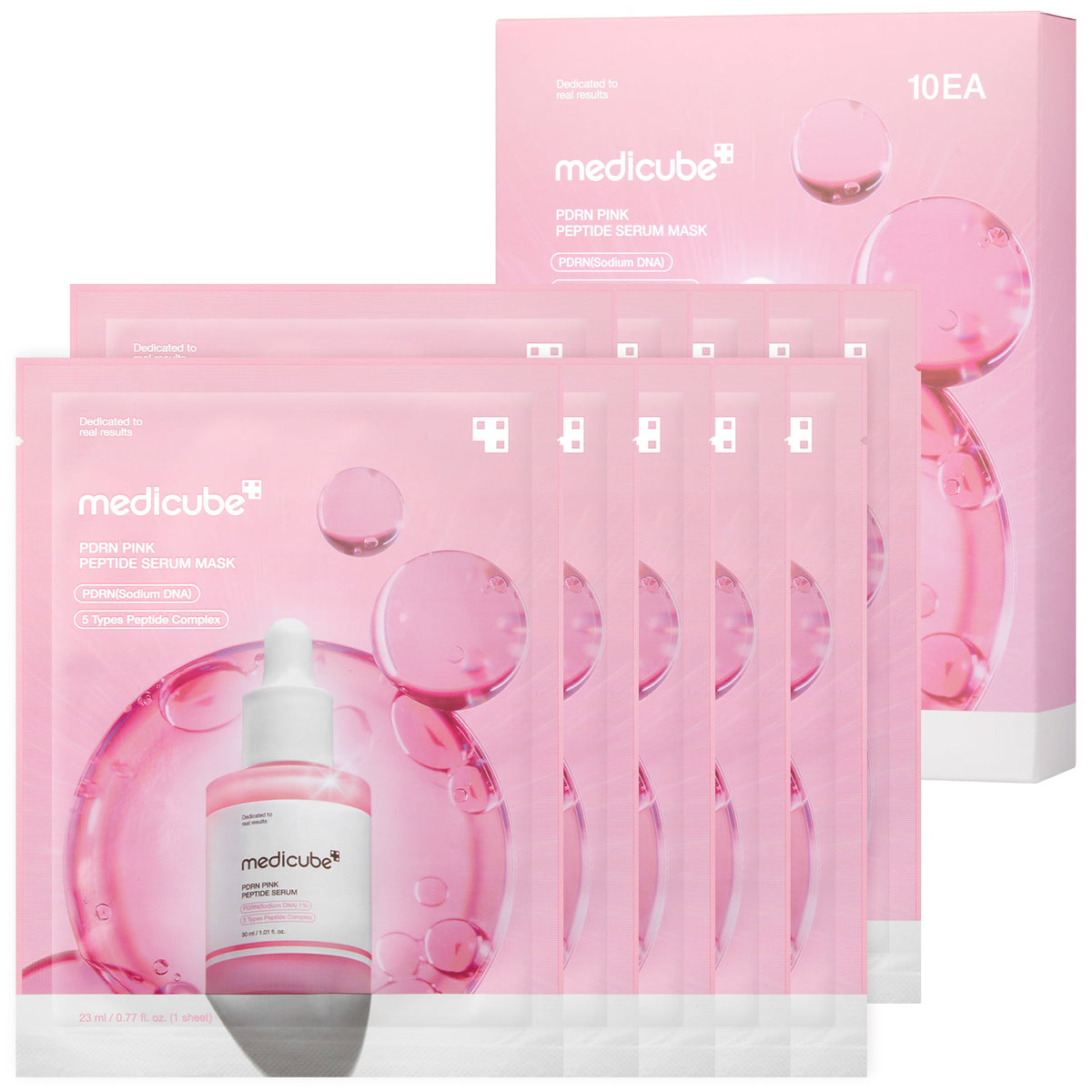 PDRN Pink Peptide Ampoule Mask - product image