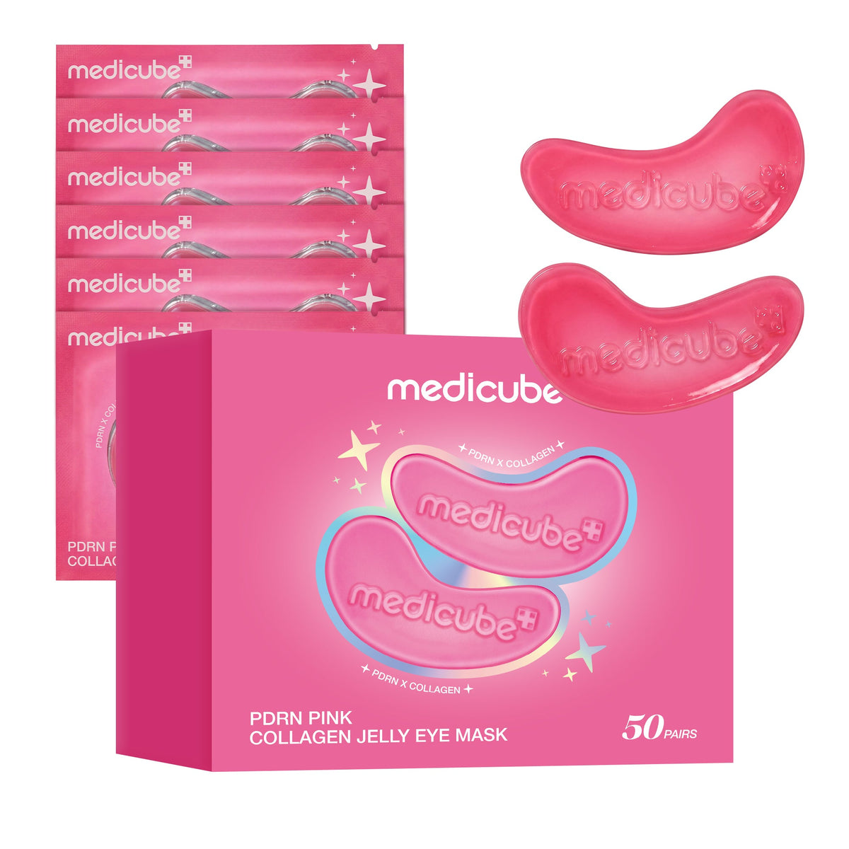 PDRN Pink Collagen Jelly Eye Mask - individual item or part of a set